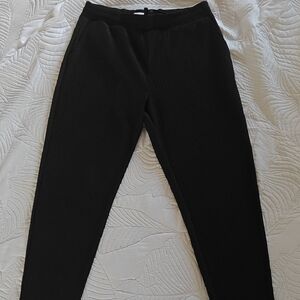 Black Ribbed Pants